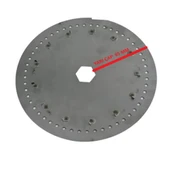 Türkay Havalı Mibzer Kavun-Karpuz Diski Krom 304 Kalite 10x3.5 - 6