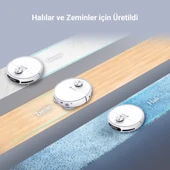 Ezvız RS20 Pro Robot Süpürge, Hepsi Bir Arada, 7200PA, Sıcak Su ile Paspas Yıkama, Sıcak Hava ile Paspas Kurutma, Otomatik Toz Boşaltma, Yapay Zeka ile Engellerden Kaçınma, Halı Algılama - 6