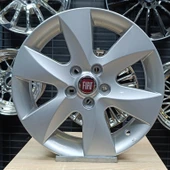 Sıfır OPAR 15 inç Fiorino, Egea, Doblo SILVER Jant Takımı - 6x15 5x98 ET44 58.1 - OEM: 55178576 - 1