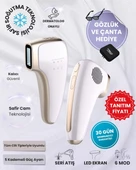 Mieco Sapphire Soğutma Özellikli IPL Lazer Epilasyon Aleti (Safir Cam) - MOR + Gözlük ve Çanta Hediyeli - 1