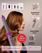 Mieco Aria 8 in 1  Uyumlu  Saç Kurutma ve Şekillendirme Seti - Pink thumbnail 1