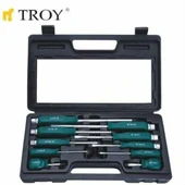 TROY 22307 Somun Başlı Tornavida Seti 10 Parça - 1