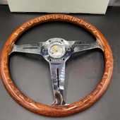 Nardi Ahşap Direksiyon 35cm-Çelik Gövde-Ojinal 1. Sınıf Premium Direksiyon - 6