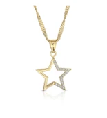 Stars Rime Altın Kolye - 1