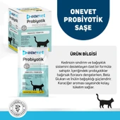 OneVet Probiyotik Saşe Kediler Için Sindirim Ve Bağışıklık Sistemi Destekleyici Toz Şase 30x1 gr - 10