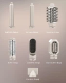 Mieco Aria 8 in 1 Saç Kurutma ve Şekillendirme Seti - Champagne thumbnail 10