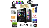 DFS Gaming ECO 66X RYZEN 5 5600X-B550M-RTX 5060 8GB-16GB RAM-512GB M.2-SIVI SOĞUTMALI-OYUNCU BİLGİSAYARI - 1