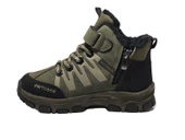 Cem Pekşen Jagulep Haki-Bej Kürklü Outdoor Çocuk Botu - 2