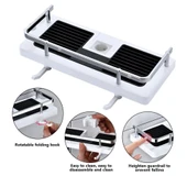 Mucit Home  Lüx Paslanmaz Şampuanlık Organizer Banyo Duş Rafı Duş Borusuna Sabitlenir - 2