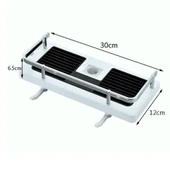 Mucit Home  Lüx Paslanmaz Şampuanlık Organizer Banyo Duş Rafı Duş Borusuna Sabitlenir - 1