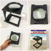 Masa Üstünde Proje Çizimi Küçük Yazı Vb Okuma İçin Mükemmel 110 Mm Katlanır Büyüteç thumbnail 2