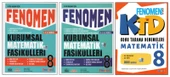 FENOMEN 8.SINIF KURUMSAL MATEMATİK FASİKÜLLERİ+MATEMATİK KONU TARAMA DENEMELERİ (3 KİTAP) - 1