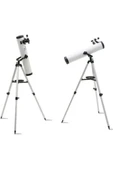 76x700 Profesyonel Aynalı  Uzay Teleskopubeyaz thumbnail 4