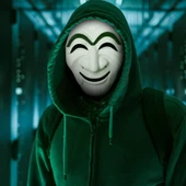 Koreli Hırsız Teatral Hahoe Maskesi - Para Heist Maskesi - Dali Maskesi thumbnail 4