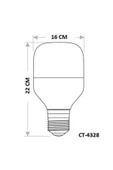 Cata Ct-4328 Torch E27 Duylu 65 Watt Led Tasarruflu Ampul Beyaz - 3