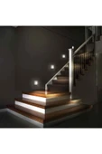 Cata Ct-5170 1w Koridor Led Armatür Sensörlü 6400k Beyaz Işık Siyah Kasa - 2