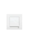 VİKO Karre Beyaz Anahtar Çerçevesiz 90967001 - 3