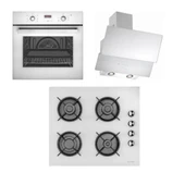 Eminçelik EC-AO 2163 W60-EC-CH 1454 RC W60-EC-AH 1240 WG60 ENG Beyaz Ankastre Set-7 - 1