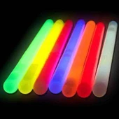 Karanlıkta DKTTyan Fosforlu Glow Stick Kalın Çubuk 30 cm 1 Adet thumbnail 2
