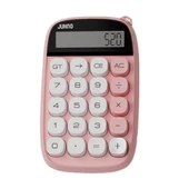 Sevimli Kare Tuşlu 10 Haneli Ldc Ekran Hesap Makinası Pembe - 1