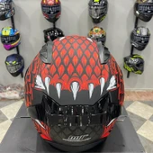 MTS M-801 SNAKE Full Face DRAGLAX RED - 6