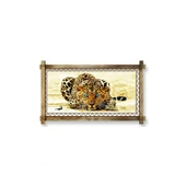 Kanvas Leopar Led Işıklı Rustik Tablo - 3
