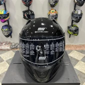 MTS M-801 SNAKE Full Face Kask SRX BLACK - 5