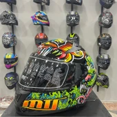 MTS M-801 SNAKE Full Face Kask AZURE - 3