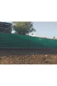 Filexus %95'lik 4m x 40m Gölgelik-Bahçe Çit Filesi-Şeritli Halkalı - Koyu Yeşil - 6