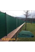 TENTSAN Gölgelik File 3x8 M %95 Yeşil Gölgelik Örtü Bahçe Çit Örtüsü Çit Filesi Gölgeleme Filesi - 6