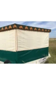 YUNUSDUŞ Gölgelik File 4metre X7metre =28mt2 %95'lik Gölgelik Krem File Kolon Dikimli Kuşgözü Halkalı Jut - 3