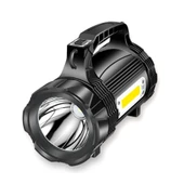 PS-889 Su Geçirmez Yüksek Güçlü Led 30W Şarj Edilebilir Powerbanklı Profesyonel El Feneri thumbnail 1