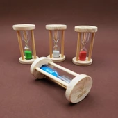 3 Dakikalık Ahşap Kum Saati - 1