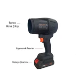 Kraft Hart Jet Turbo Hava Üfleyici Fan Yaprak Üfleme Araba Cam Balkon Su Lekelerini Yağmur Suları Kurulama Fanı thumbnail 3