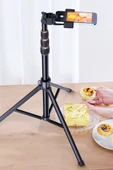 Farway 360° Ayarlanılabilir 4 Kademeli Alüminyum Telefon Tutucu Tripod Monopod Selfie Çubuğu 210 cm Çantalı - 6