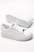 Kadın Casual Spor Ayakkabı Beyaz İnce Taban Bağcıklı thumbnail 1