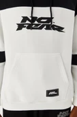 No Fear Erkek Sweatshirt Kapüşonlu Siyah Beyaz M500272 - 5