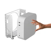 Mac Mini M4-M4 Pro için Alüminyum Dikey Stand Koruyucu Kılıf Kompakt Masaüstü Çözümü - 5