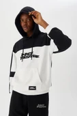 No Fear Erkek Sweatshirt Kapüşonlu Siyah Beyaz M500272 - 3