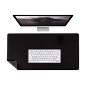 Masa Desk Mat 90x45 cm – Geniş Çift Taraflı Deri Mouse Pad Kaymaz Masa Koruyucu thumbnail 3