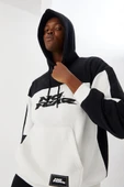 No Fear Erkek Sweatshirt Kapüşonlu Siyah Beyaz M500272 - 4