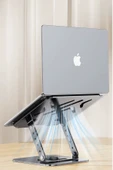 Farway Metal Laptop Macbook Notebook Standı 2 Kademeli 360 Derece Ayarlanılabilir - 5