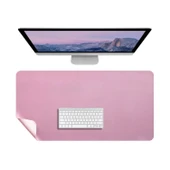 Masa Desk Mat 60x30 cm – Çift Taraflı Kaymaz Deri Mouse Pad Ofis ve Makyaj Masası Koruyucu thumbnail 1