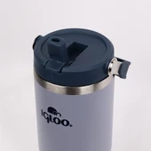 Igloo Powder Çelik Termos 900ml Duman Mavi 12Saat Sıcak/18Saat Soğuk Saklama - 4