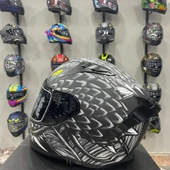 MTS M-801 SNAKE Full Face Kask DRAGLAX GREY thumbnail 4