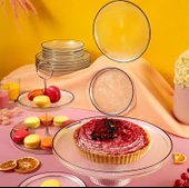 Fecra Loren 14 Parça Servis ve Sunum Seti Siyah Fileli - 2