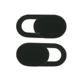 Webcam Kamera Kapatıcı 3’lü Siyah – Laptop Telefon Tablet Uyumlu Ultra İnce Kaydırmalı thumbnail 2