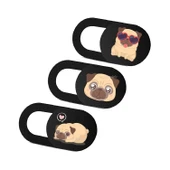 kamera kapatıcı, webcam cover, panda desen, laptop gizlilik, telefon tablet kamera, gizlilik aparatı, kamera gizleme sticker thumbnail 5