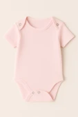 Yarım Kollu Kız Bebek Çıtçıtlı Body thumbnail 4