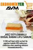 SABUN KOJİK KABAK LİFLİ KEÇİ SÜTLÜ SABUN EKONOMİKYER AVM - 1